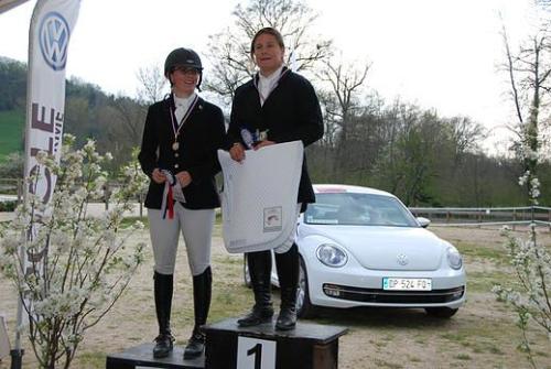 Marine et Marelo 2èmes Championnat Départemental Amat 2 Gd Prix